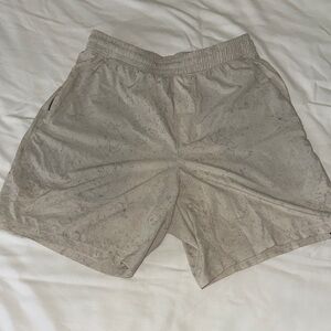 Men's Lululemon White Athletic Shorts